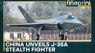 China Reveals J35A Stealth Fighter At Zhuhai Show  WION Fineprint [upl. by Dric]