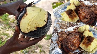 JERK BREADFRUIT AND FULLY BAD jerk CHICKEN Part 2 fruit Punch Juice [upl. by Rupert]