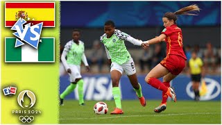 Spain vs Nigeria Super Falcons Live Stream  Olympics Women Football  Watchalong [upl. by Cathrine179]