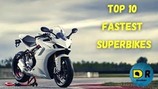 Top 10 Fastest Superbikes In India [upl. by Mile409]