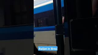 Railjet in Brno 🚞 shorts rj zug vlak rail bahn cz [upl. by Ainadi]