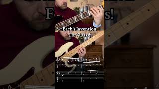 Bach’s Invention bass basstutorial classicalmusic basscover bassguitar jazzbass basslesson [upl. by Babby571]