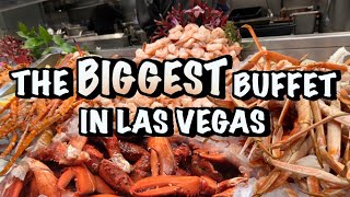 The BIGGEST BUFFET in Las Vegas  Bacchanal Buffet  Caesars Palace  January 2024 [upl. by Nahoj]