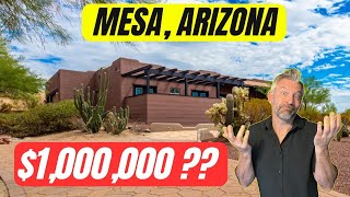 What Does 1 Million Get You in Mesa AZ  Living in Mesa Arizona  Full Home Tour [upl. by Nylsirhc202]