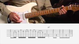 Stevie Ray Vaughan quotScuttle Buttinquot Guitar Lesson  GuitarInstructorcom excerpt [upl. by Spoor]