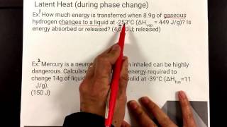 Latent Heat Calculations [upl. by Meehsar879]