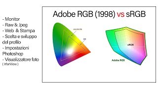 ADOBE RGB 1998 vs sRGB cosa sono e quali scelte influenzano  SullaFotografia [upl. by Nagn243]