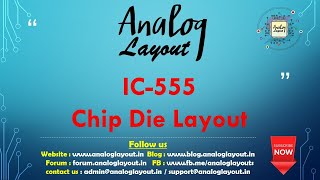 IC555  Chip Die Layout [upl. by Jaymee861]