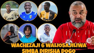 Kocha wa SIMBA Atangaza Majina ya Wachezaji 6 WALIOSAJILIWA Simba SC Dirisha Dogo la Usajili [upl. by Barbaresi]