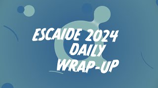 ESCAIDE2024 video wrap up  Day 2  Lets talk about the ECDC Lighthouse [upl. by Sekoorb]