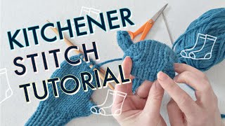 Kitchener stitch tutorial [upl. by Nylssej]