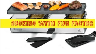 Cooking with fun Factor raclette rommelsbacher [upl. by Ahso]