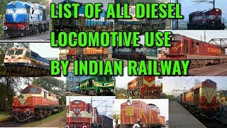 list of all diesel locomotive use by indian railway [upl. by Crichton146]