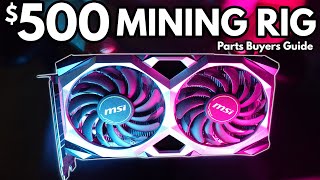 Build Your First Mining Rig for 500  Beginners Guide to Crypto Mining Rigs  Part 1 [upl. by Trudnak197]