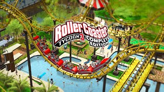 ULTIMATE PARK BUILDER Roller Coaster Tycoon 3 Complete Edition  New PC VERSION IS BEST GAME EVER [upl. by Emerick]