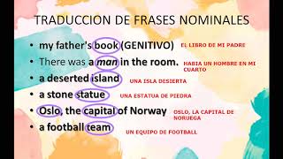 Inglés III Frases Nominales parte2 [upl. by Evadnee]