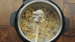 Easy Instant Pot Beef Stroganoff [upl. by Ahsitauq135]