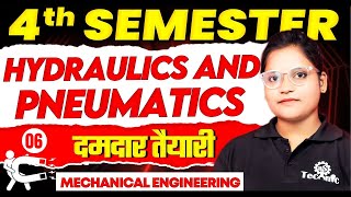 6 Hydraulics and Pneumatics  UPBTE Polytechnic Fourth 4th Semester  Mechanical 4th Semester [upl. by Rubel]