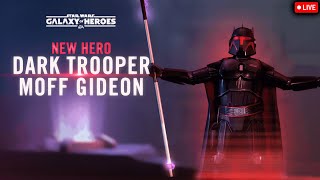 Dark Trooper Moff Gideon 7 Star Unlock Testing LIVE  3v3 Grand Arena Championship Round [upl. by Iruahs]