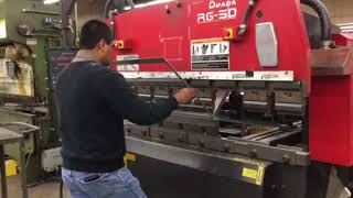 Amada RG 50 Press Brake [upl. by Sidwell]