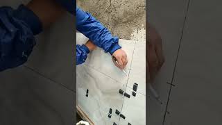 Tiles Installation 😱❤️ Cutting Tips trendingshorts tiles ytshorts installation cuttingskills [upl. by Ivens]