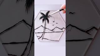 glass painting art painting shorts [upl. by Letnuahc]