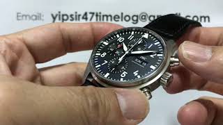 IWC PILOT CHRONOGRAPH 3777 [upl. by Gilburt]