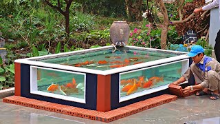 How To Make Outdoor Aquarium Sustainable  Design And Decorations [upl. by Tloh453]