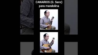 Aprende a tocar Canarios de Gaspar Sanz en Mandolina [upl. by Rainie]