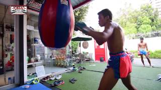 Muay Thai Champion Superlek Killing it  YOKKAO Vintage Gloves [upl. by Seroled]