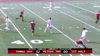 Peters Township High School Boys Soccer vs Thomas Jefferson  August 30 2019 [upl. by Elisabetta]