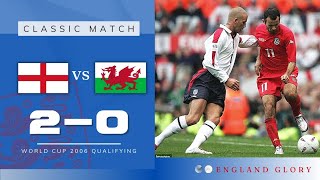 England vs Wales 20  World Cup 2006 Qualifying [upl. by Ronni]