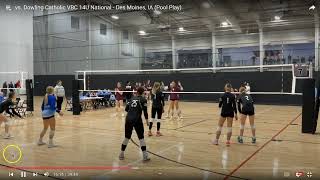 vs Dowling Catholic VBC 14U National  Des Moines IA [upl. by Jaret370]