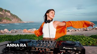 ANNA RA  Live  DJanesnet Bali Melasti Beach 4K  Melodic Techno Progressive House amp Indie Dance [upl. by Lesig]