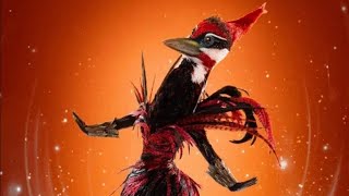 Woodpecker Sings quotFlowersquot By Miley Cyrus  The Masked Singer S12 [upl. by Consalve]