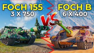 GIGA Autoloading Destroyers Foch B vs Foch 155 in World of Tanks [upl. by Chlo]