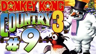 DONKEY KONG COUNTRY 3  09 🍌 Schneeballschlacht und Papagei Quawks [upl. by Borrell]