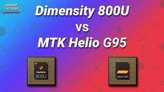 MTK HELIO G95 vs DIMENSITY 800U  PUBG TEST  Antutu 8 Geekbench 5 Which one is Better Hindi [upl. by Colvert76]