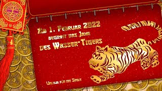 Jahr des Tigers 2022 ist da MondNeujahr 2022 Was bringt das Jahr des Tigers Chinesisches Neujahr [upl. by Erasmus800]