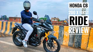 Honda CB 200X First Ride Review  Detailed Review [upl. by Kannan]