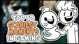 Top 10 Scariest Moments in Gaming  Just My Opinion ft JaidenAnimations [upl. by Emyam]