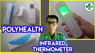 REVIEW amp SETTING INFRARED THERMOMETER POLYHEALTH PH IRT 02 [upl. by Spiegelman]