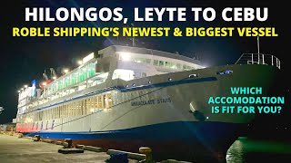 Hilongos Leyte to Cebu City MV Immaculate Stars of Roble Shipping Barko Vlog  Philippines Travel [upl. by Assilrac]