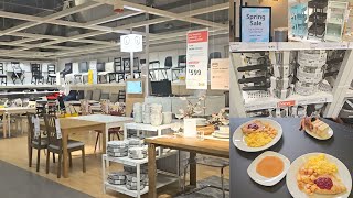 IKEA SHOP WITH ME  SPRING SALE  DINING TABLE CHAIRS AND KITCHEN ITEMS [upl. by Leid15]