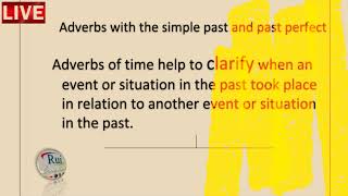 Aula de inglês Adverbs with the simple past and past perfect [upl. by Angelita]