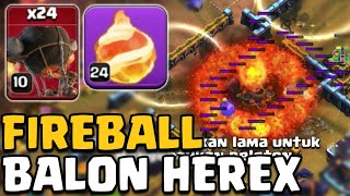 Cara main Fireball  Balon Herex LENGKAP [upl. by Arahsak]