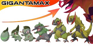 All Pokémon InProgress Evolutions amp Gigantamax Part 36 No 594  612  Gen 5 Unova  Max S [upl. by Gussie]