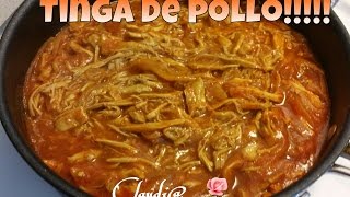 TINGA DE POLLO FACIL DE PREPARAR Y RICA [upl. by Etteniotnna411]