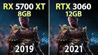 RX 5700 XT vs RTX 3060 12GB  Test in 11 Games [upl. by Leuams211]