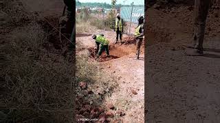 Ajebandele Power Plant Project Excavation of Drainage trenches [upl. by Seda]